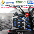 Cut-Resistance and Anti-Impact TPR Gloves, 13G Hppe Shell Cut-Level 5, Sandy Nitrile Palm Coated, Anti-Impact TPR on Back Mechanic Gloves